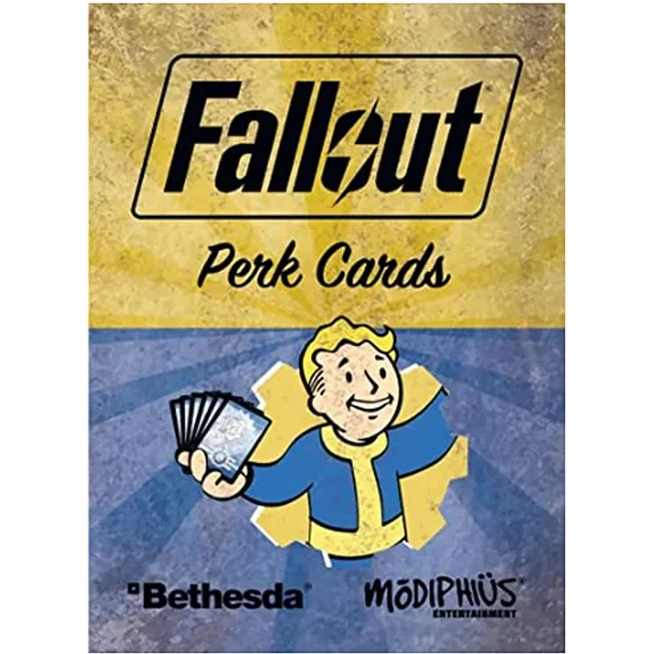 Modiphius Entertainment Fallout: The Roleplaying Game Perk Cards, 148 individuelle Karten zur Charakteranpassung für RPG, Englisch
