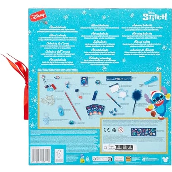 Undercover Disney Stitch Adventskalender Happy Holidays, für Kinder ab 3 Jahren, mit verschluckbaren Kleinteilen – Bild 4