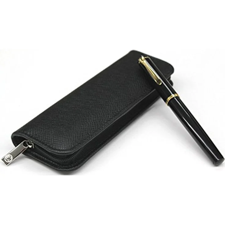 Pelikan 958025 Genarbtes Leder-Etui, schwarz – Bild 4