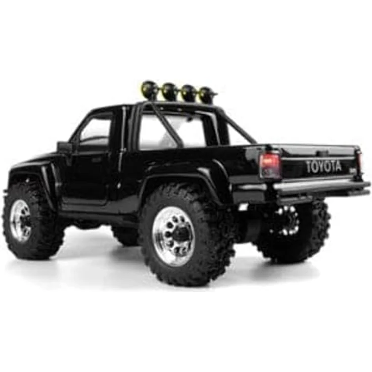HPI Venture18 1985 Toyota Hilux SR5, 1:18 RTR Off-Road Truck mit 4WD und 2-Gang-Getriebe, schwarz – Bild 4