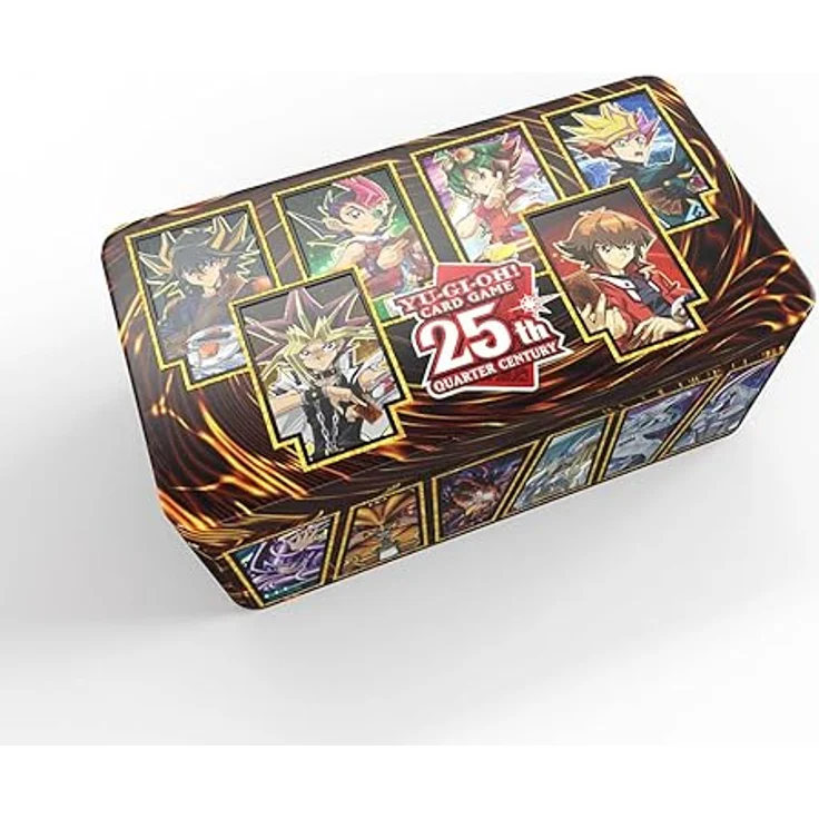 KONAMI Yu-Gi-Oh! TRADING CARD GAME Tin of Dueling Heroes 25th Anniversary – Case (12 Stück) – Deutsche Ausgabe, 1. Auflage, Schwarz - Hochwertige Abmessungen, Langlebig, Flexible Gestaltung – Bild 4