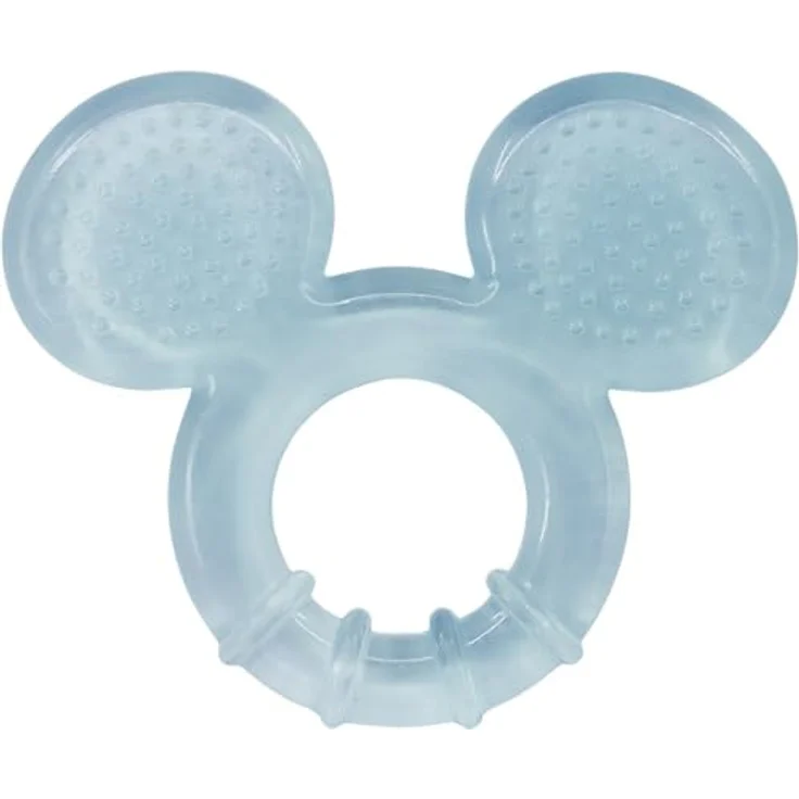 Disney Mickey Mouse Beißring, wassergefüllter Kühlring für Zahnungsphase, mehrfarbig, 3 × 18,8 × 15 cm – Bild 1