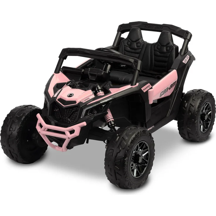 TOYZ Maverick Elektrisches ATV Buggy Ride-On, 4x4 Antrieb 800W, für Kinder 3-8 Jahre, Hellrosa, mit Bluetooth und Sicherheitsfunktionen