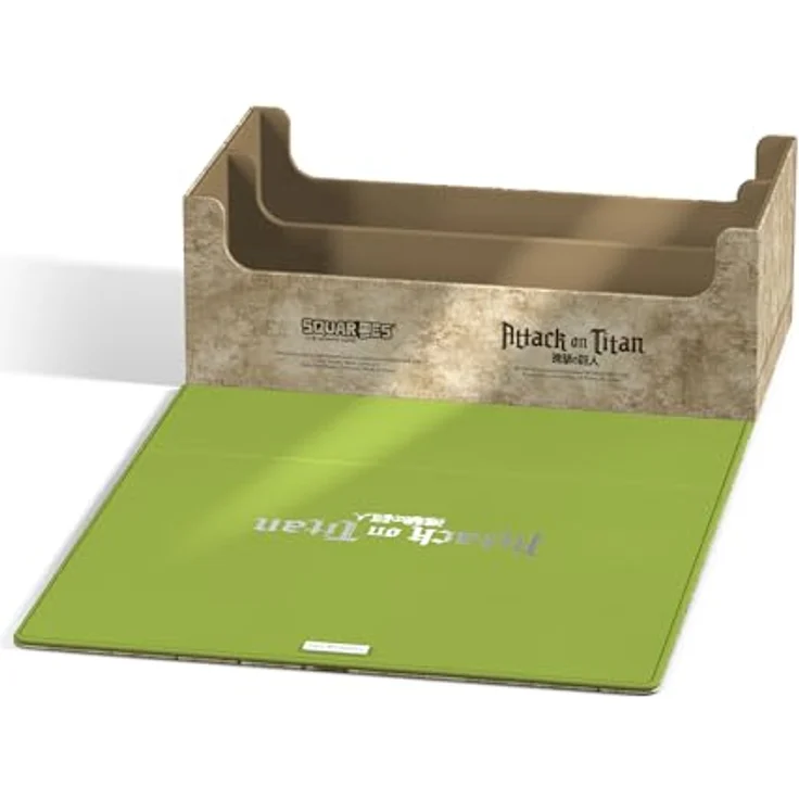 Squaroes Squaroe Attack on Titan Collectors Case - Shiganshina District, Aufbewahrung für bis zu 900 Karten, Xenoskin-Material mit Magnetverschluss – Bild 6