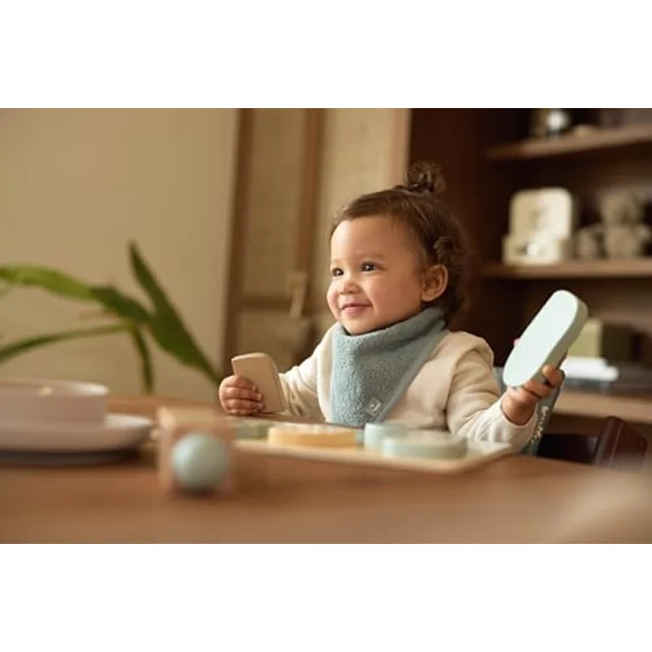 Jollein Sabberlätzchen Baby - Bandana - Sea Green - 2er Pack - 100% Baumwolle - Mit Klettverschluss – Bild 5
