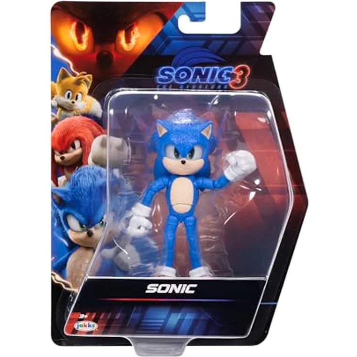 Sonic The Hedgehog 3 5" Sonic Figur mit 22 Gelenkpunkten, mehrfarbig – Bild 6