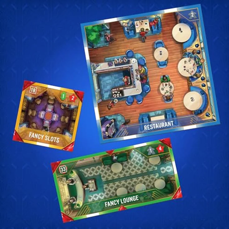 Renegade Game Studios Vegas Showdown, Biet- & Strategiespiel für 3–5 Spieler, Spielzeit 75 Minuten, ab 14 Jahren – Bild 3