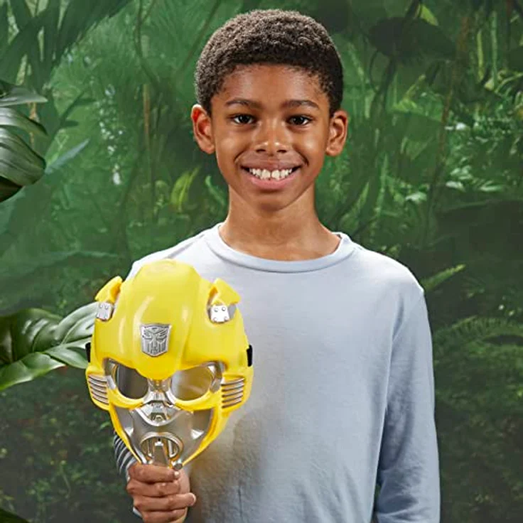 Transformers Bumblebee Rollenspielmaske, 25 cm, gelb, inspiriert von Transformers: Aufstieg der Bestien – Bild 3