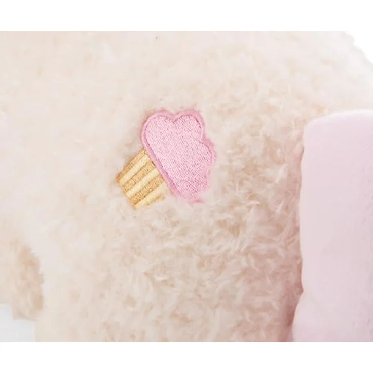 NICI Kuscheltier Einhorn Creamy Pink 22cm, weiß – Flauschiges Plüschtier mit funkelndem Stirnhorn und Cupcake-Motiv – Ideales Geschenk für Kinder und Erwachsene – Aus recyceltem Material – Bild 5