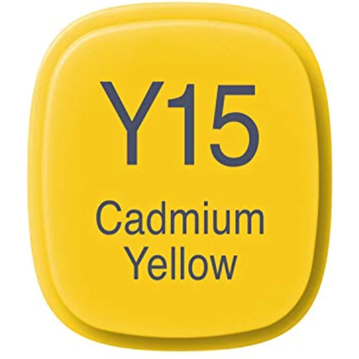 Copic Classic Marker Typ Y - 15, Cadmium Yellow, professioneller Layoutmarker mit dualem Spitzensystem, schnelltrocknend – Bild 3