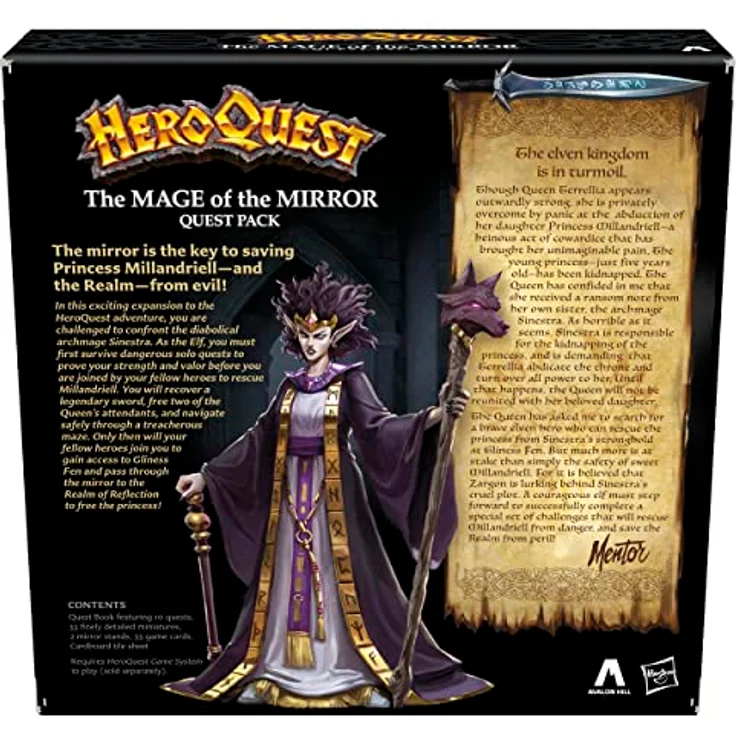 Hasbro Avalon Hill Heroquest The Mage of the Mirror Quest Expansion Pack (English) – Bild 4