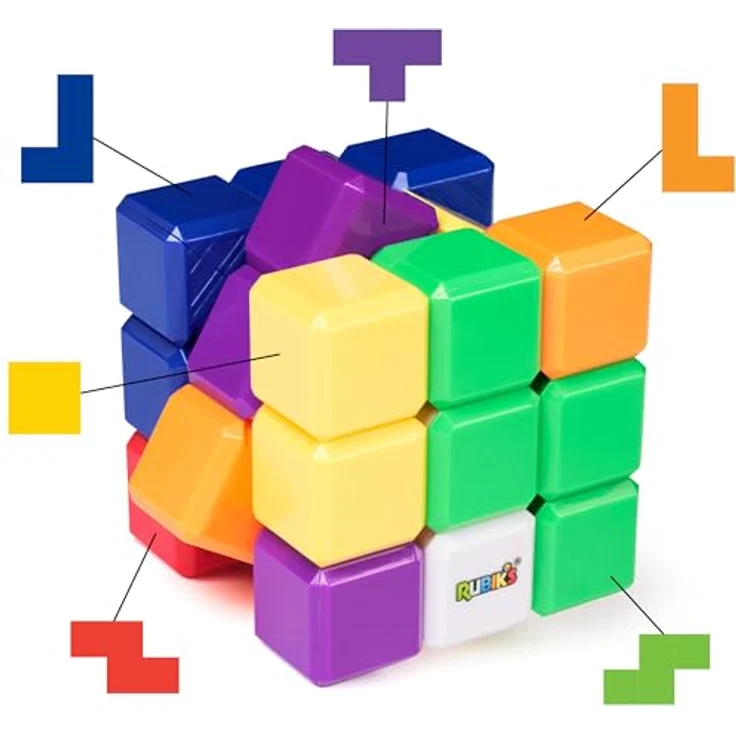 Rubiks Tetris Cube, Gehirntraining-Würfel mit 6 Tetrimino-Formen, Schwierigkeitsgrad 4 – Bild 7