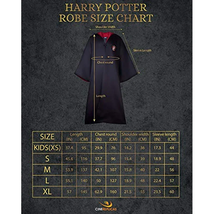 Cinereplicas Harry Potter - Hogwarts Robe Ravenclaw - XL - Official License – Bild 5