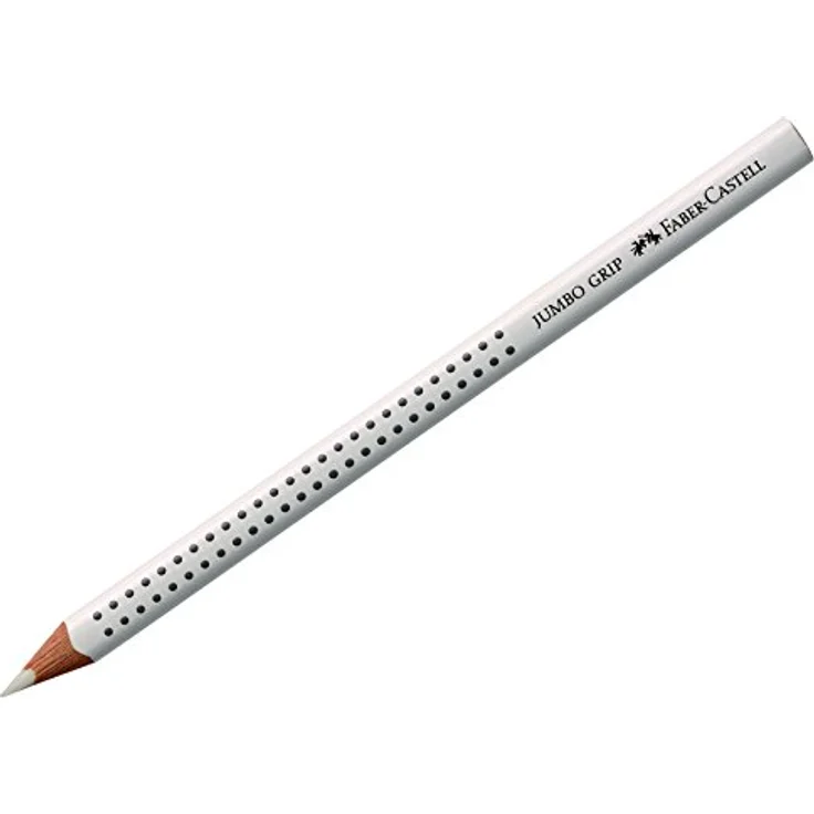 Faber-Castell 110901 - Buntstift Jumbo Grip, weiß – Bild 1