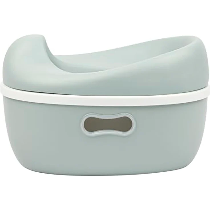 Nattou Babytopf 3in1, Töpfchen + Hocker + Toilettensitz für Kinder, Anatomische Form, Abnehmbarer Auffangbehälter, Blau – Bild 4
