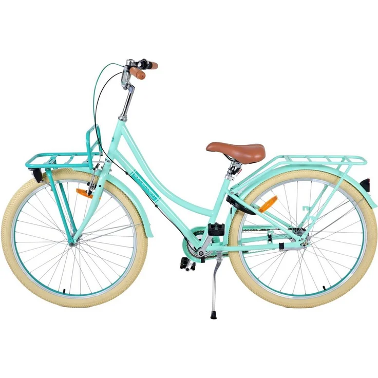 Volare Kinderfahrrad Excellent - Mädchen - 24, 26 Zoll - 3 Gänge - Microshift - Weiß/Rosa/Grün/Schwarz, bis 115 kg, 85% zusammengebaut, 8 - 12 Jahre