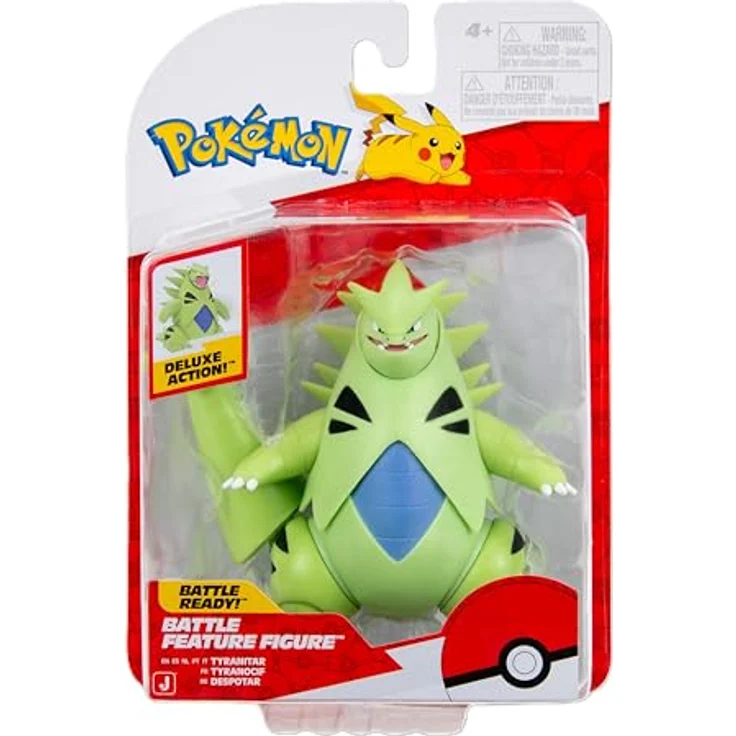 Pokémon Tyranitar Despotar Figur, 11 cm Sammelfigur aus der Neuen Welle 2024, offiziell lizenziertes Pokémon Spielzeug – Bild 1