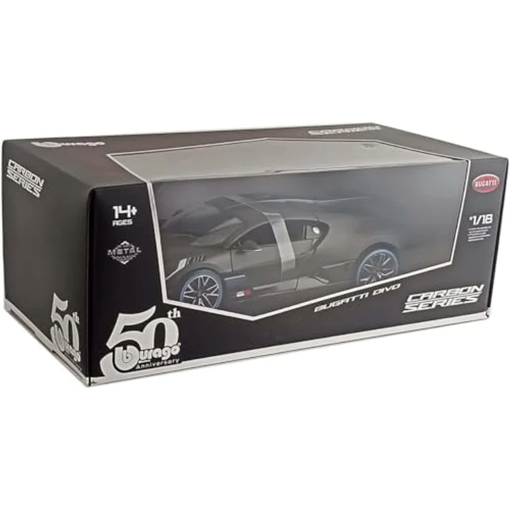 Bburago 1:18 Bugatti Divo, 50-Jähriges Jubiläum Sonderedition Modellfahrzeug – Bild 5