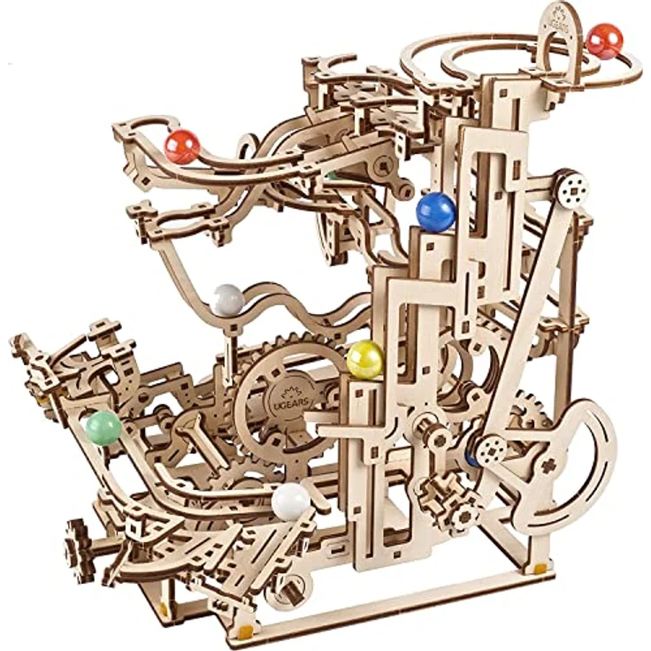 Ugears Murmelbahn mit Stufenwinde – Bild 2