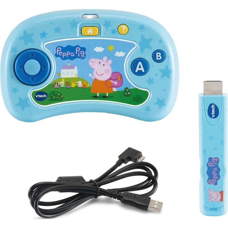 Vtech® Kindercomputer Peppa Pig, ABC Smile TV-Lernkonsole – Bild 1