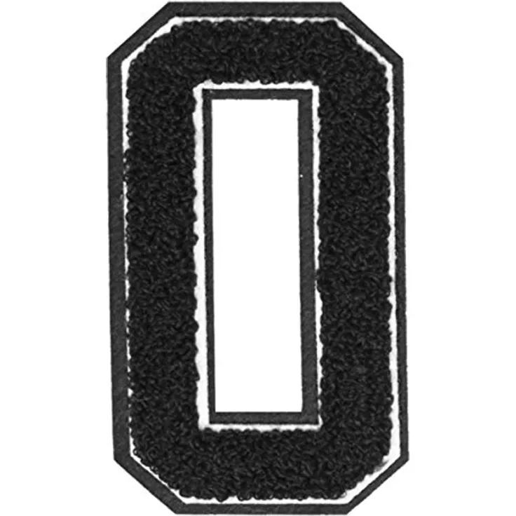 Urban Classics Aufnähzahlen UC Number 7, Schwarz, One size, UC007-00260-0050