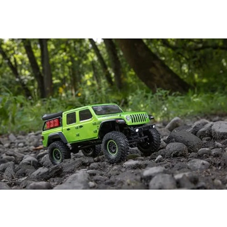 Axial SCX24 Jeep JT Gladiator 1:24 Rock Crawler, 4WD, Brushed, RTR, grün, inklusive Spektrum SLT2 Fernsteuerung und LiPo-Akku – Bild 3