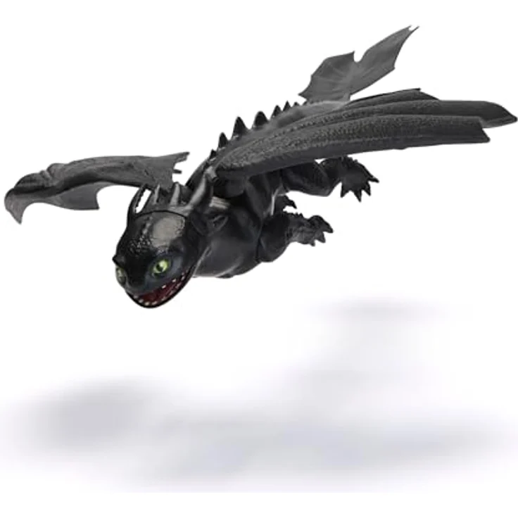 Dreamworks Dragons Ohnezahn, 22cm Drachenfigur mit beweglichen Flügeln und authentischen Details, Spielzeug für Kinder ab 4 Jahren – Bild 5