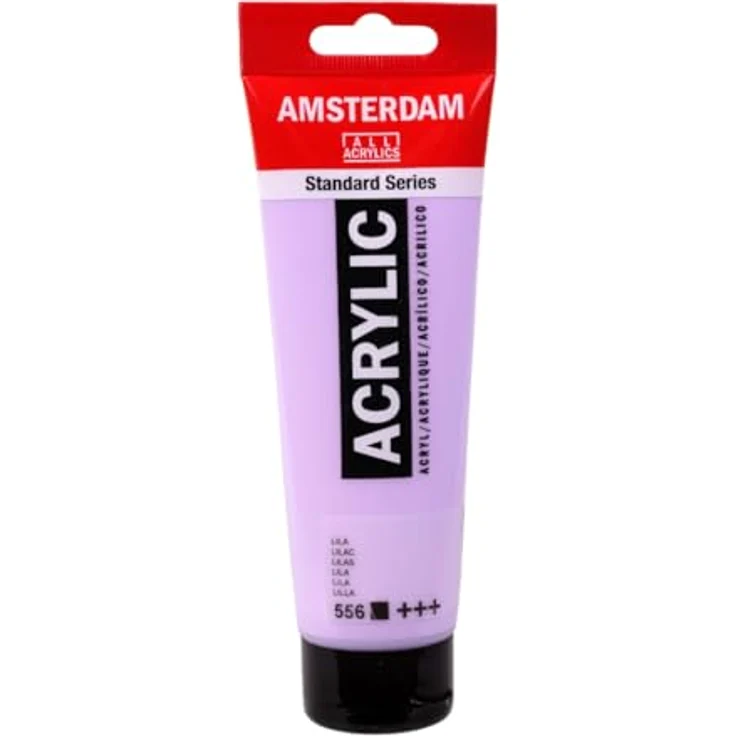 Amsterdam Talens Acrylfarbe, 120 ml Künstlerqualität, lichtecht und wasserverdünnbar, Lilac – Bild 1