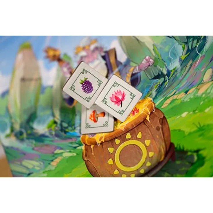 Asmodee Carnuta, Familienspiel für 2-4 Spieler, 10+ Jahre, 25 Minuten Spielzeit, mit innovativen Runen und wunderschöner Gestaltung, Deutsch – Bild 4
