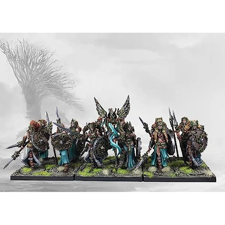 Para Bellum Wargames Nords: Valkyries Sammelfiguren, kriegerische Soldatenbräute in lila Rüstung – Bild 3