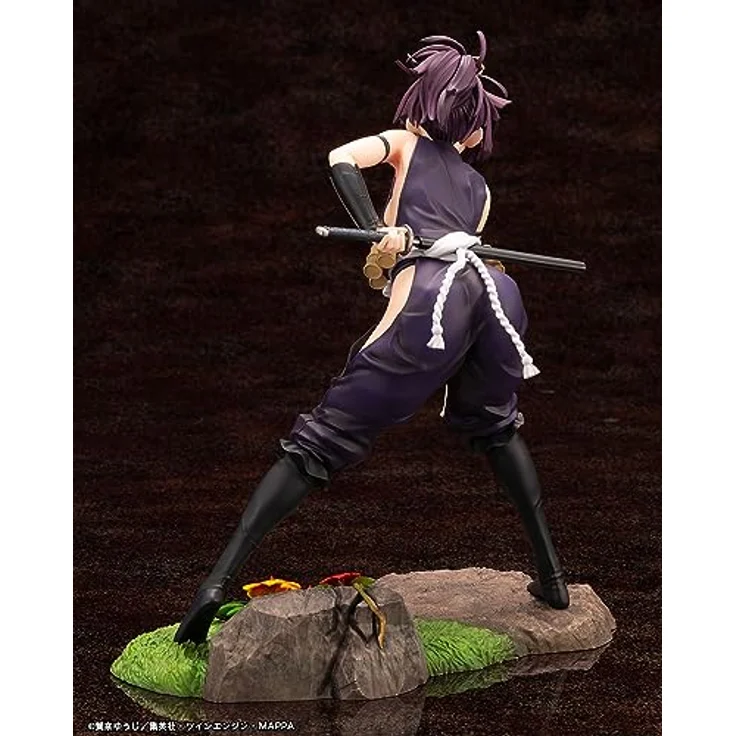 Kotobukiya Hell's Paradise ARTFXJ Statue 1/8 Yuzuriha 18 cm, Schwarze Sammelfigur – Bild 4