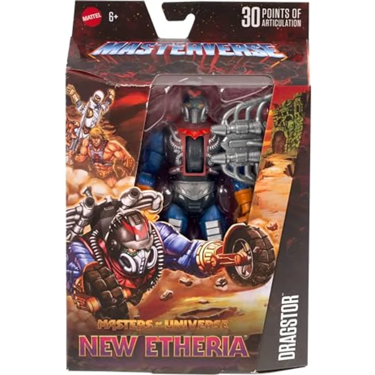 Mattel Masters of the Universe MasterVerse DRAGSTOR Action Figure, 18 cm, mehrfarbig, mit 30 Bewegungspunkten und Zubehör – Bild 2