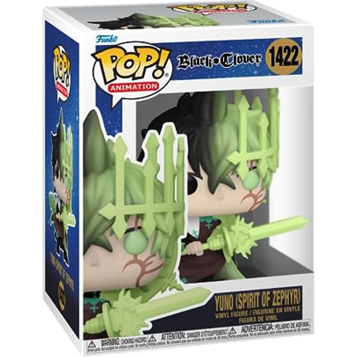 Funko Pop! Animation: Black Clover - Yuno (Zephyr) Vinyl-Sammelfigur - Geschenkidee - Ideal für Sammler - Offizielle Handelswaren – Bild 1