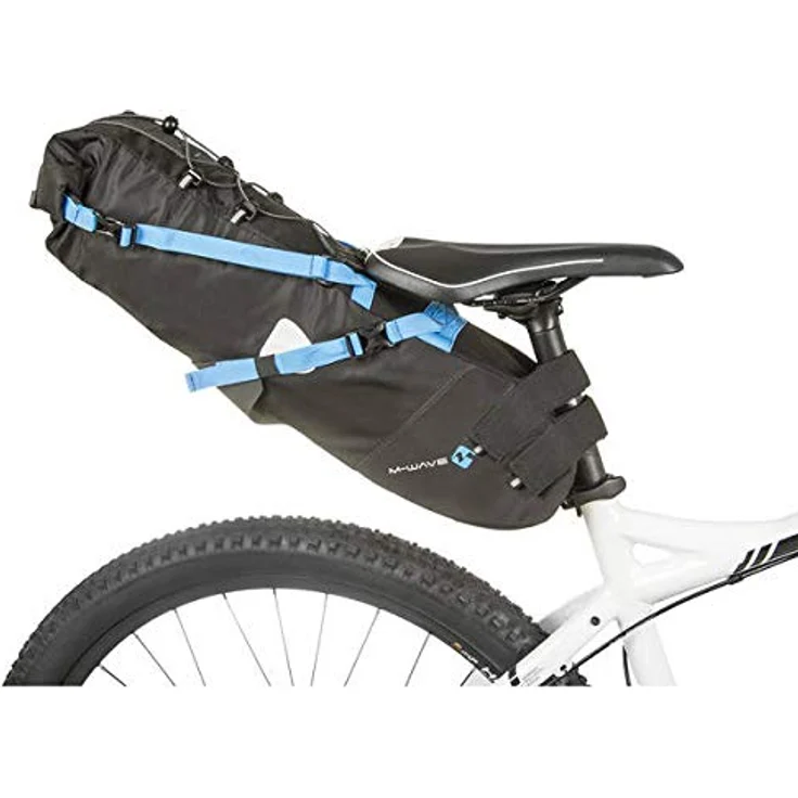 M-Wave BP Saddle Satteltasche, schwarz, ca. 53 x 13 x 15 cm – Bild 3