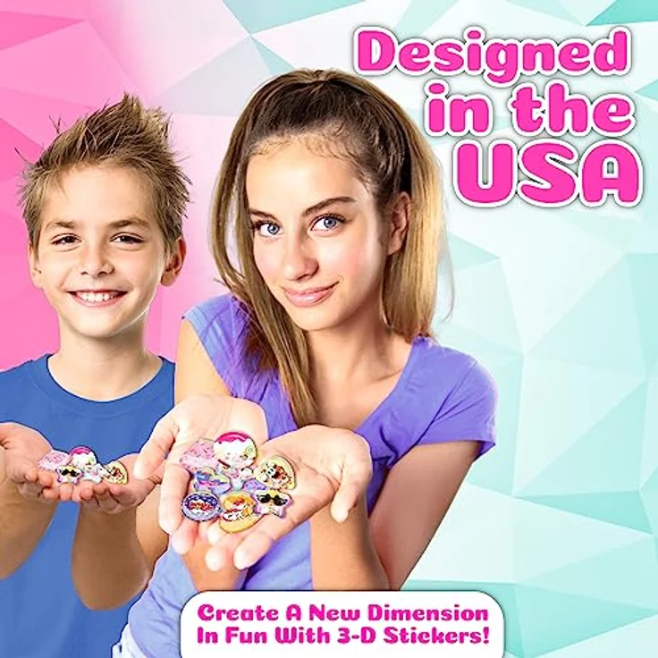 ACTIVITY KINGS ILY DIY 3D-Aufkleber Maker, Personalisierbarer Bastelset für Kinder ab 6 Jahren – Bild 4