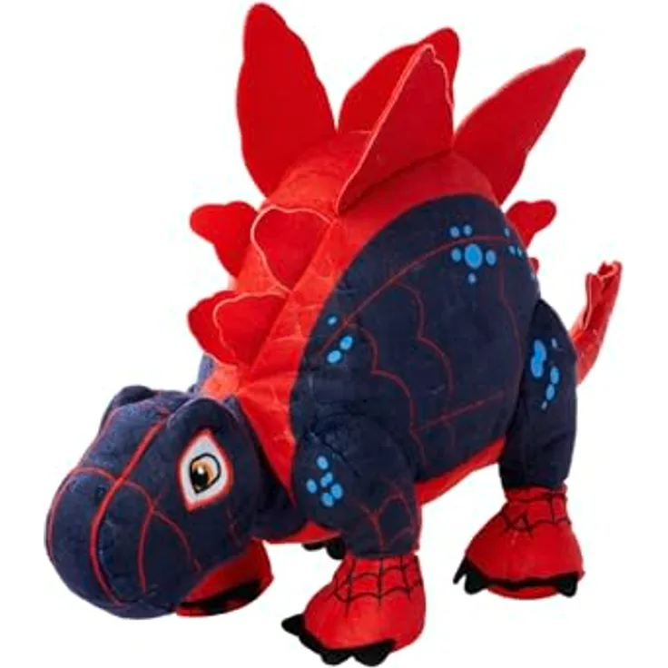 Disney Simba Spin Stegosaurus Plüschtier, lebendige Farben, weicher Plüsch, ab 0 Monaten – Spidey and His Amazing Friends (6315870559)