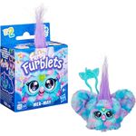 Hasbro Plüschfigur Furby Furblets Mer-May, elektronisches Mini-Spielzeug mit über 45 Meeres-Melodien, türkis/pink/lila/blau
