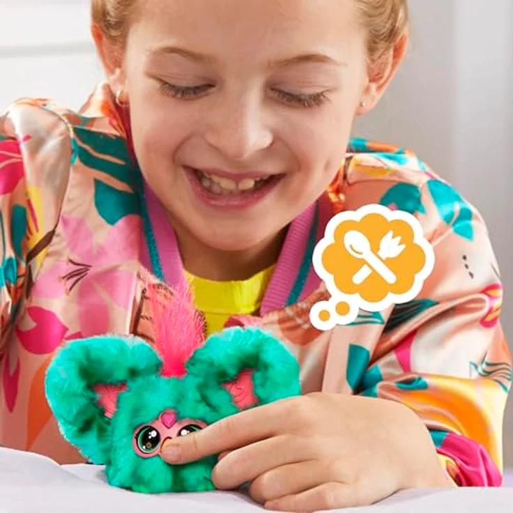 Hasbro Plüschfigur Furby, Furblets Mello-Nee, mit Sound, rot-grünes Fell - Preisvergleich – Bild 5