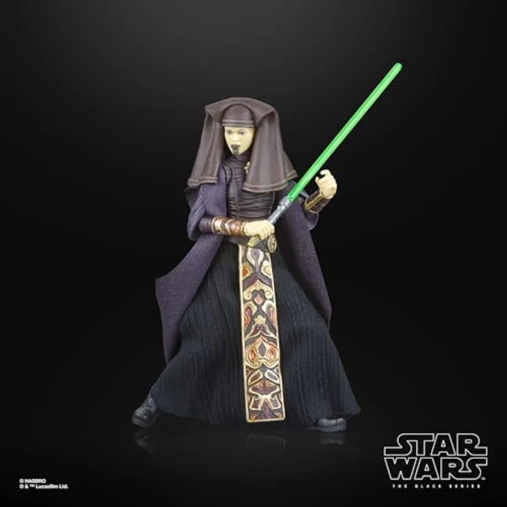 Star Wars The Black Series Luminara Unduli Action-Figur, 15 cm, beweglich, mit Lichtschwert, aus Episode II – Bild 5