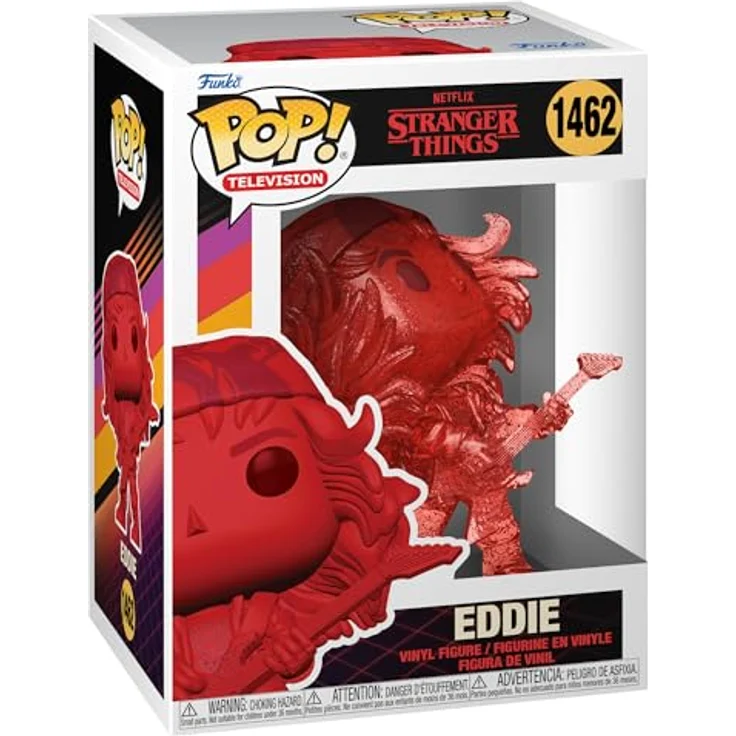 Funko POP! & Tee: Stranger Things - Hunter Eddie mit Gitarre - XL T-Shirt und Vinyl-Sammelfigur - ideale Geschenkidee für TV-Fans – Bild 2