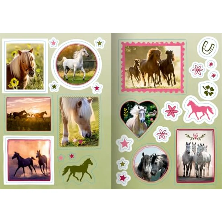 COPPENRATH DIE SPIEGELBURG Sticker Sticker - Pferdefreunde, mit traumhaften Stickern in wunderschönen Fotos, 16 Seiten, Format: 11,4 x 16 cm – Bild 7