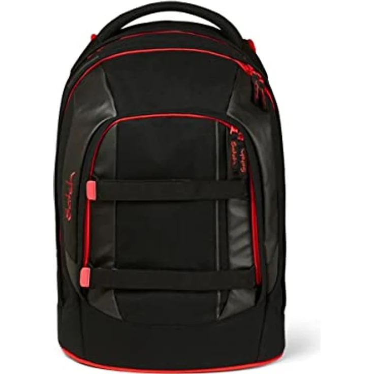 Satch Pack Schulrucksack Set 3tlg. mit Schlamperbox und Sportbeutel, 30 Liter Volumen, Fire Phantom – Bild 2