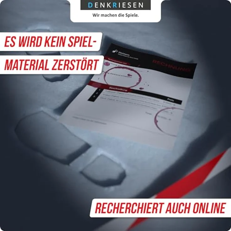 DENKRIESEN Tatort Meer - Weihnachten in Gefahr, Krimispiel für 1-5 Spieler, ab 14 Jahren, spannendes Detektivspiel für Spieleabende – Bild 5