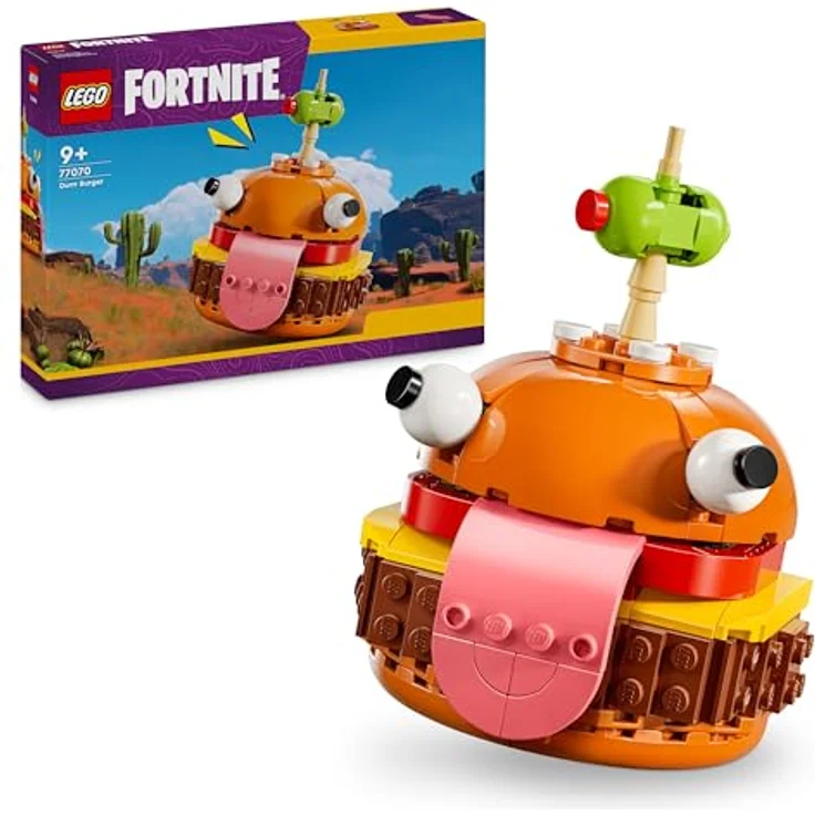LEGO Fortnite 77070 Durrr Burger Bausatz, Modell aus 193 Teilen, mehrfarbig, 11 cm hoch – Bild 1