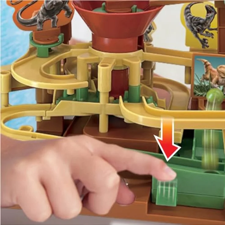 EPOCH Games 7515 Jurassic World Rebirth Adventure Challenge, Brettspiel mit 3D-Dinosaurier-Aufstellern für Kinder ab 4 Jahren – Bild 5
