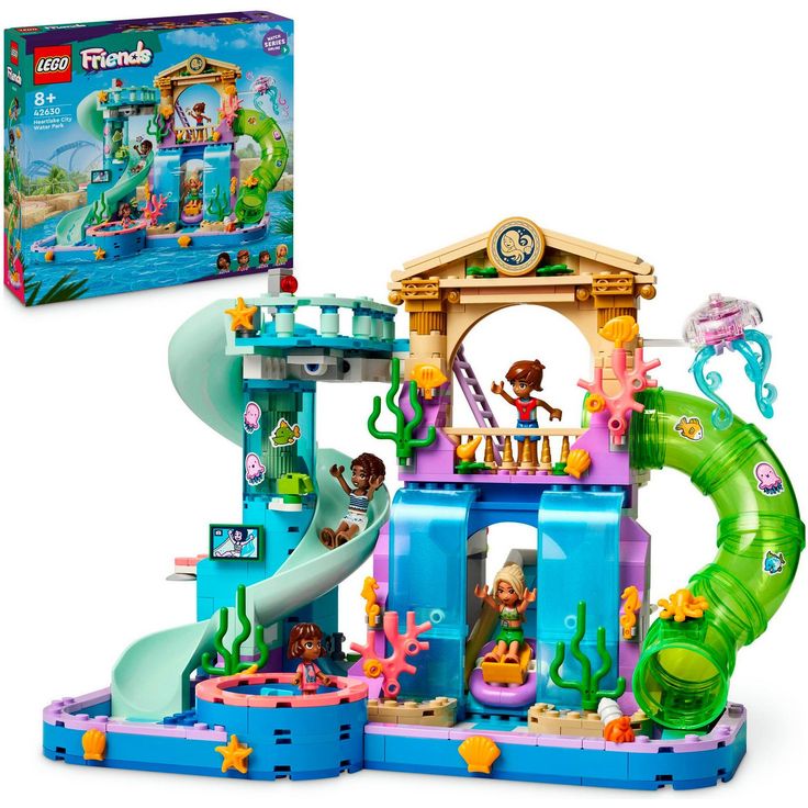 LEGO® Konstruktionsspielsteine Heartlake City Wasserpark (42630), LEGO Friends, (814 St), Made in Europe