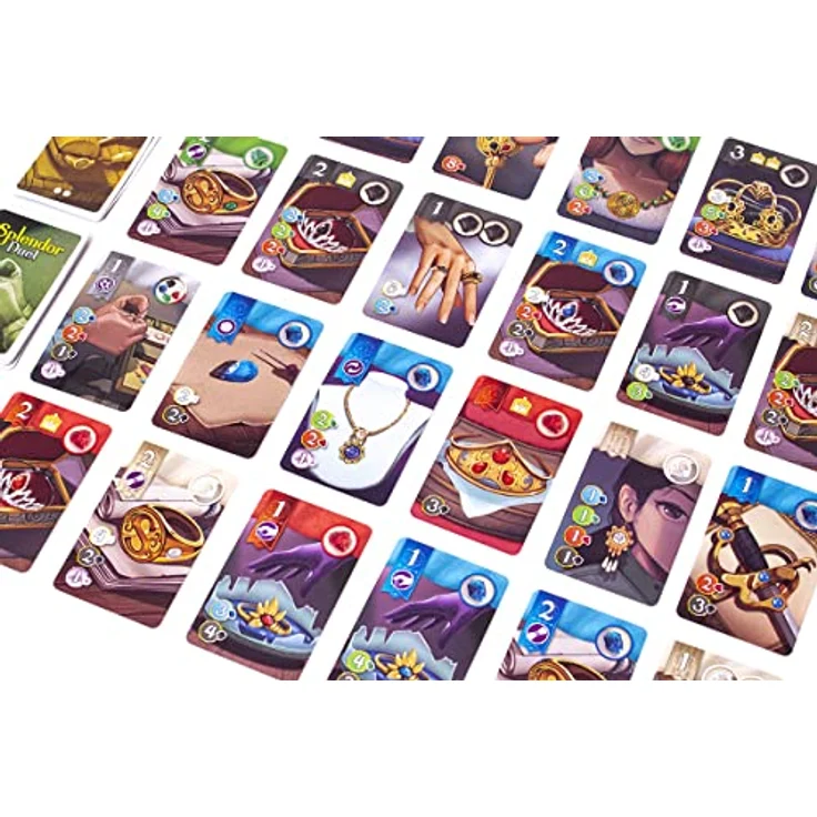 Rebel Splendor: Pojedynek, strategisches Brettspiel für 2 Spieler mit modifiziertem Edelsteinsystem und neuen Karten für taktische Vielfalt – Bild 3