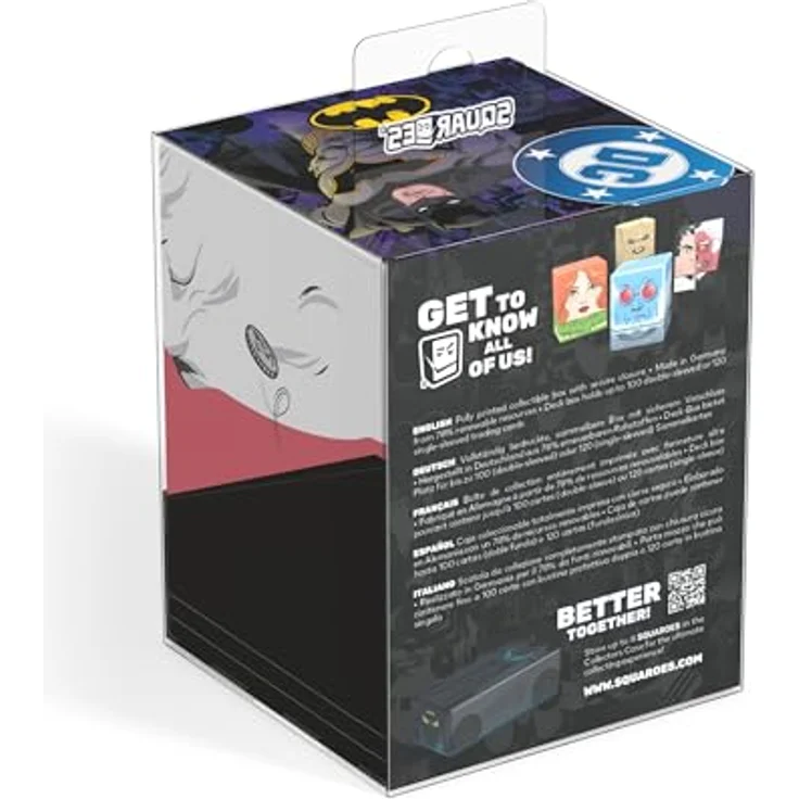 DC Comics Squaroes Squaroe Batman: Gotham City GC011 – Two-Face, Sammelbox für bis zu 100 Karten, Deutschland – Bild 9