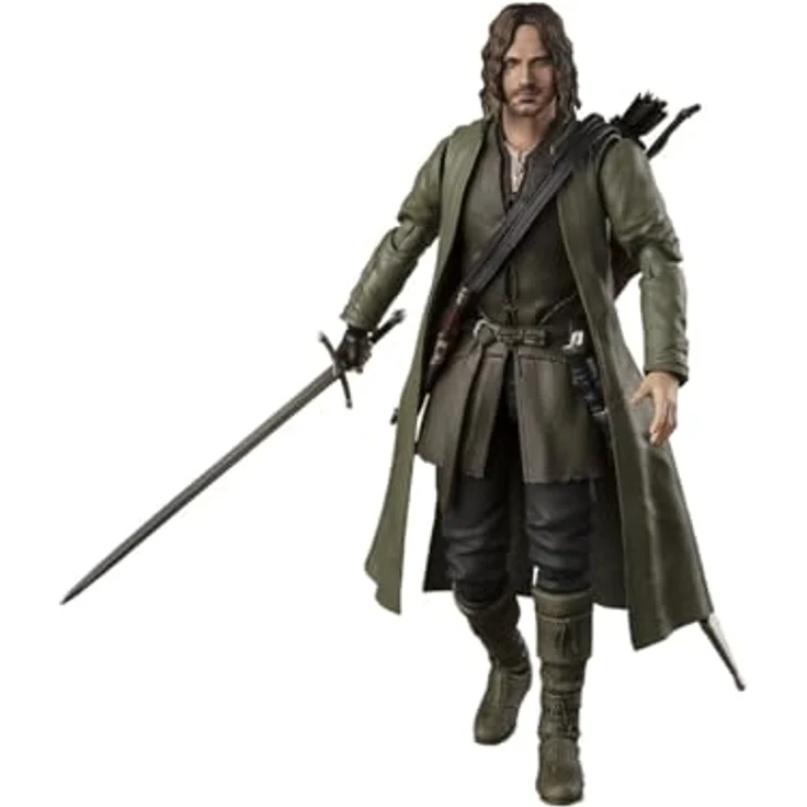 Bandai S.H. Figuarts Actionfigur Aragorn, 16 cm, beweglich, mit Zubehör – Bild 1