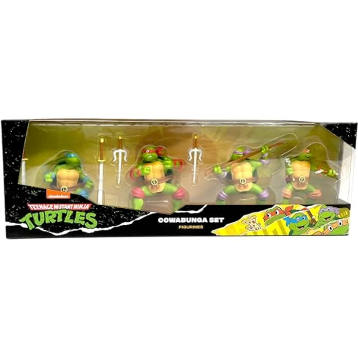 Comansi TORTUGAS NINJA Comansi Collection Set, 4 handbemalte Sammelfiguren für kreative Partys und Geschenke, offizielles Lizenzprodukt – Bild 1